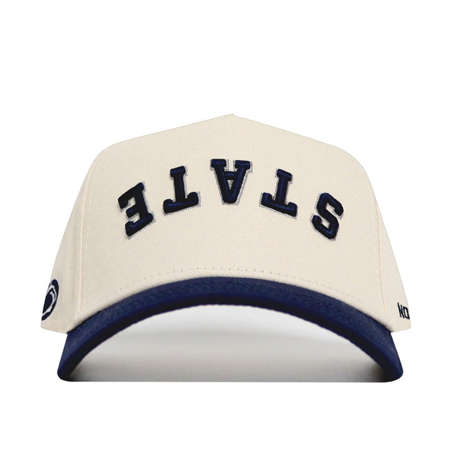 Upside Down STATE Hat - Penn State - Classic Colors - No Rivals