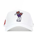 Clemson Golf Hat - Swinging - White