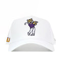 LSU Golf Hat - Swinging - White