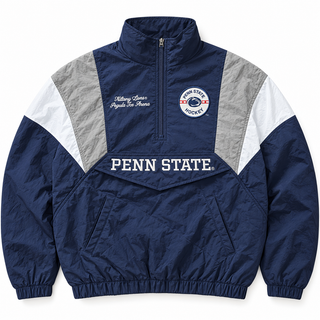 Penn State Hockey Retro Windbreaker - Navy